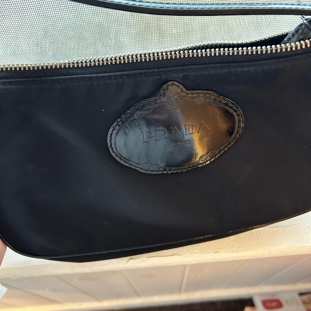 AUTHENTIC Prada nylon and leather purse